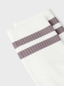 NAME IT 2-Pak Tennissokker Jalma Bright White Purple Dove